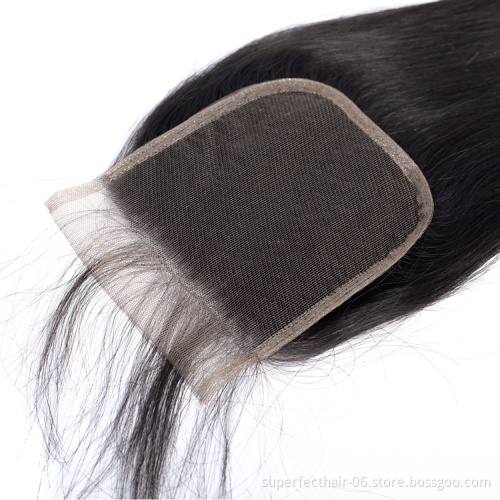 Cheap HD Swiss Lace Closure Human Hair 4x4  HD Brazilian Hair Closure  With Hd Swiss Lace Closure